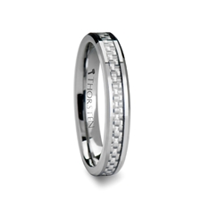 Alternative Metals
ULTIMUS
METAL TYPE: Tungsten Carbide
WOOD/INLAY: Carbon Fiber
WIDTH: 10mm
PROFILE: Flat Beveled
FINISH: Polished
SIZE: 12