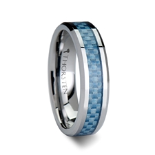 Alternative Metals
AUGUSTUS
WOOD/INLAY: Blue Carbon Fiber
WIDTH: 10MM
PROFILE: Flat Beveled
FINISH: Polished
SIZE: 11