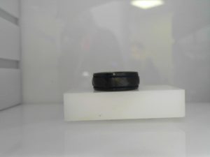 Alternative Metals
METAL TYPE: Black Titanium
WOOD/INLAY: Blue Milgrain
WIDTH: 8mm
PROFILE: Domed
FINISH: Matte'
SIZE: 6.5
VEND STYLE#: T1558-BTBM-w8-s85