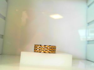 Titanium Alternative Metals Size 10 WOOD/INLAY: Montrose
PROFILE: Flat