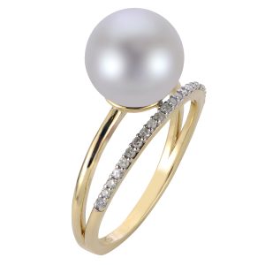 14KT Yellow Gold Freshwater Pearl Ring