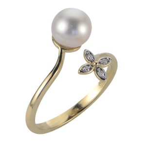 14KT Yellow Gold Freshwater Pearl Ring