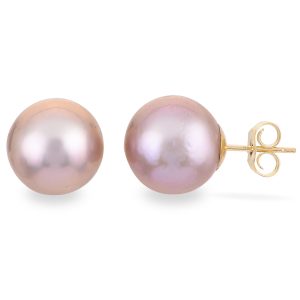 14KT Yellow Gold Freshwater Pearl Earring