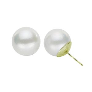 14KT Yellow Gold Freshwater Pearl Earring