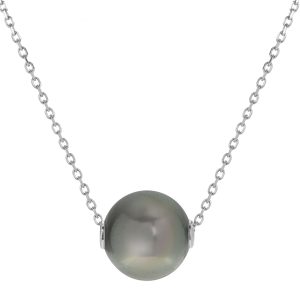 14KT Yellow Gold Tahitian Pearl Necklace
