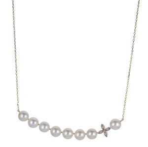 14KT Yellow Gold Freshwater Pearl Necklace