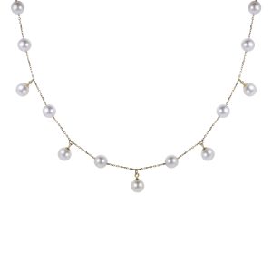 14KT Yellow Gold Freshwater Pearl Necklace