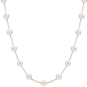 14KT Yellow Gold Freshwater Pearl Necklace
