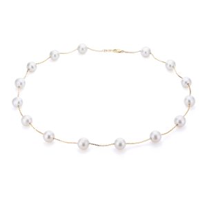 14KT Yellow Gold Freshwater Pearl Necklace