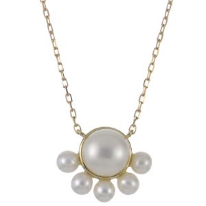 14KT Yellow Gold Freshwater Pearl Necklace