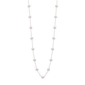 14KT Yellow Gold Akoya Pearl Necklace