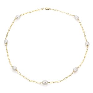 14KT Yellow Gold Freshwater Necklace