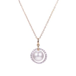 14KT Yellow Gold Freshwater Pearl Pendant