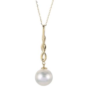 14KT Yellow Gold Freshwater Pearl Pendant