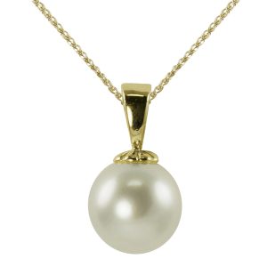 14KT Yellow Gold Akoya Pearl Pendant