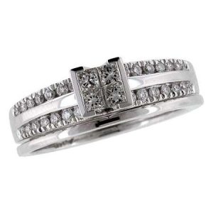 14KT Gold Two-Piece Wedding Set