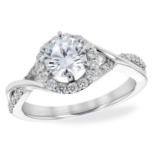 14KT Gold Semi-Mount Engagement Ring