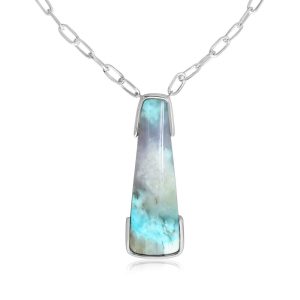 Silver Indonesian Opal Neckpiece
