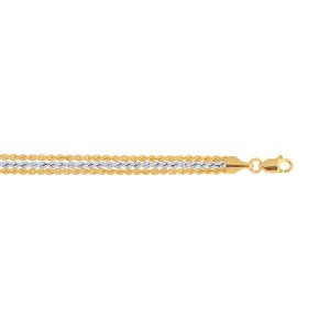 10K Gold Rope Bracelet