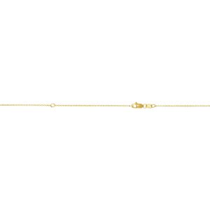 10K Gold 0.87mm Extendable Diamond Cut Cable Chain