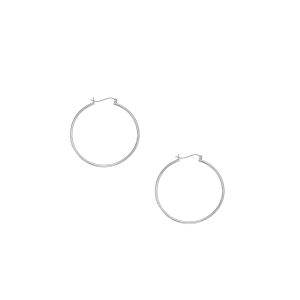 10K Gold 1.5x40mm Hoop Earring