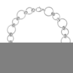 Silver Round Link Chain