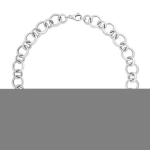 Silver Round Link Chain