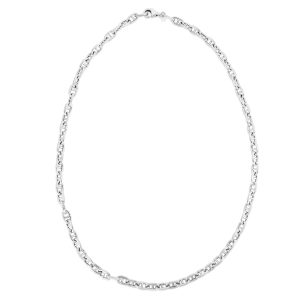 Silver 5.9mm Puffed Mariner Chain