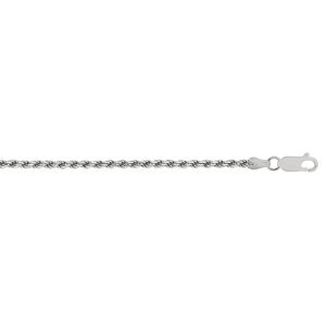 Silver 1.25mm Rope Chain