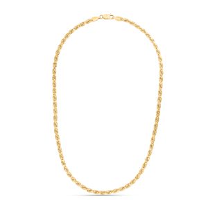 Silver Plated 4.4mm Royal Rope Chain