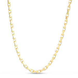Gold Over Silver 3.4mm French Cable Chain