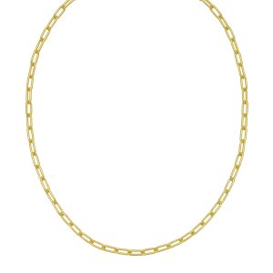 Gold Over Silver 5.2mm Paperclip Chain