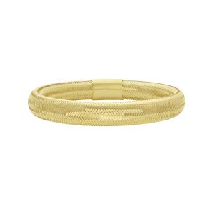 14K Large Stretch Mesh Bracelet