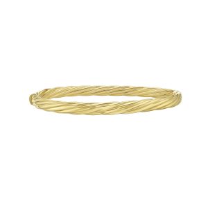 14K 5.3mm Twist Bangle