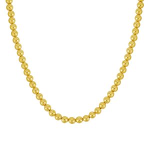 14K Gold 7mm Bead Chain
