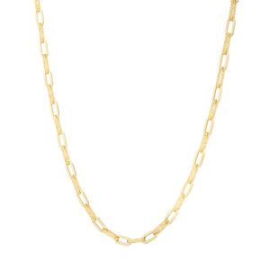 14K 4mm DiamantÃ© Paperclip Bracelet