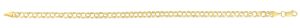 14K Gold Mini Double Link Lite Charm Bracelet