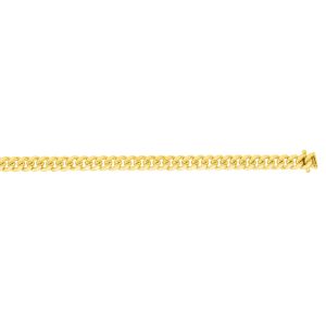 14K Gold 22" 3.9mm Classic Miami Cuban