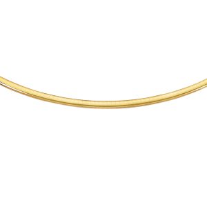 14K Gold 16" 4mm Classic Omega