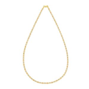 14K Gold 2.5mm Pave Valentino Chain