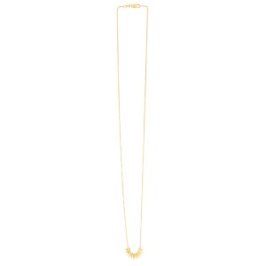 14K Sunburst Necklace