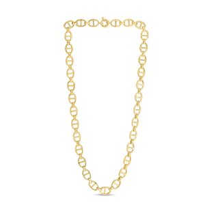 14K Gold 8.8mm Mariner Chain Bracelet