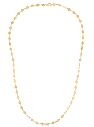 14K Gold Polished Mirror Chain