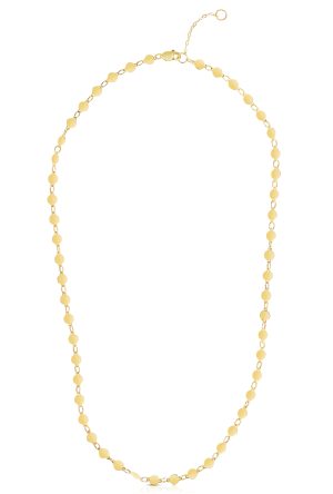 14K Gold Polished Mirror Chain