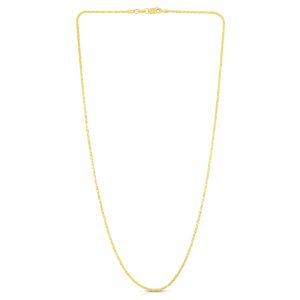14K Gold 1.5mm Sparkle Chain