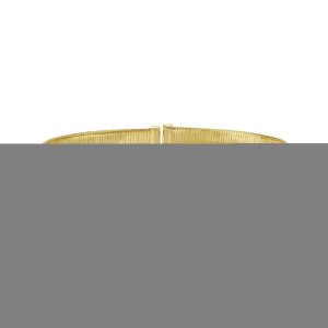 14K .11ct Diamond Station Cuff