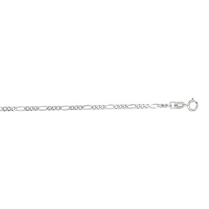 14K Gold 1.9mm Figaro Chain