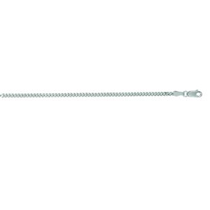 14K Gold 2.2mm Gourmette Chain