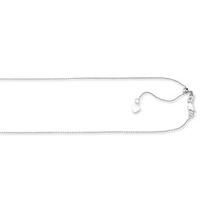 10K Gold 1.1mm Adjustable Cable Chain