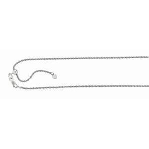 Silver 1.5mm Adjustable Sparkle Chain